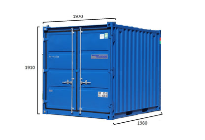 Lagercontainer 6' Fuß mit Sicherheitspaket