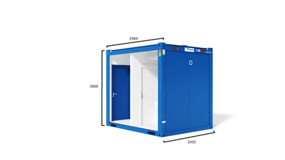 10' WC Container barrierefrei